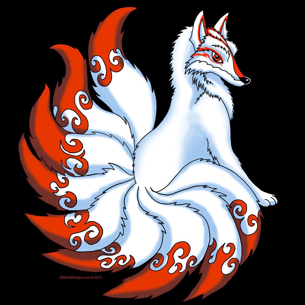 white kitsune close up  27614.1488392921