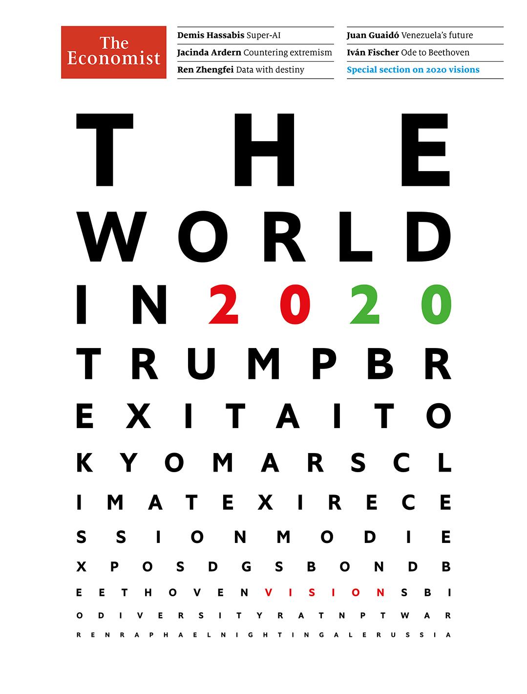 The World in 2020 cover