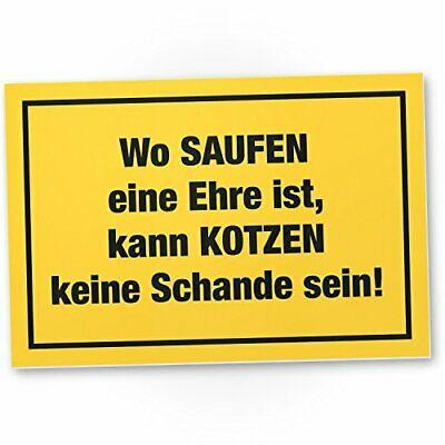 DankeDir-Saufen-Ehre-Kunststoff-Schild-m