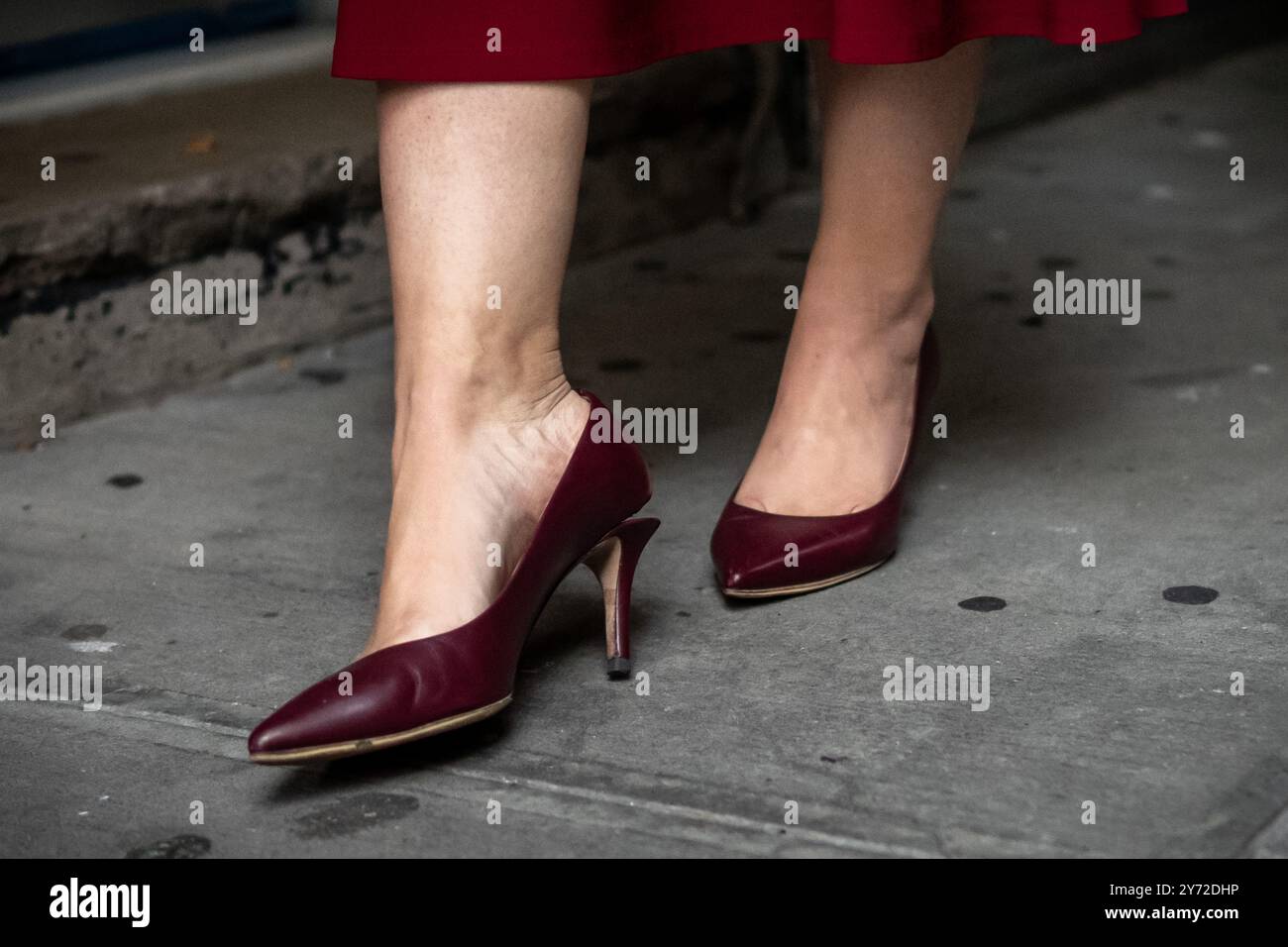 new-york-usa-27th-sep-2024-broken-shoe-h