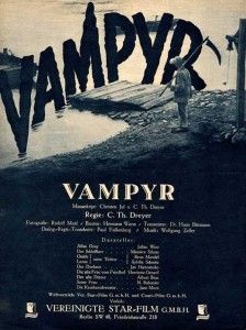 Vampyr Dreier Plakat