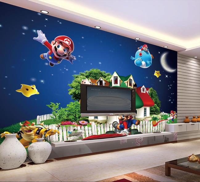 Vlies-tapete-Raum-Super-Mario-wandbild-t