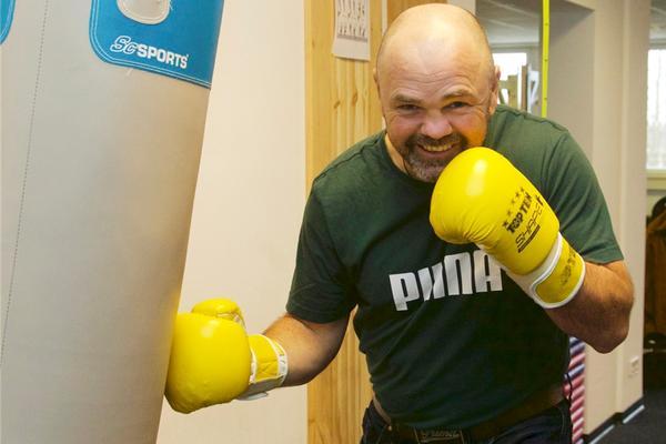 DC Sven Ottke beim Training