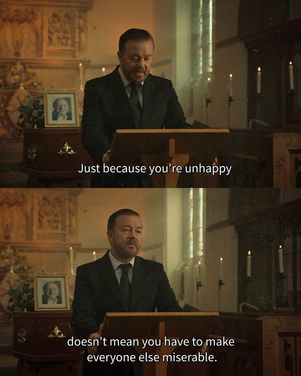 Ricky Gervais miserable - Copy