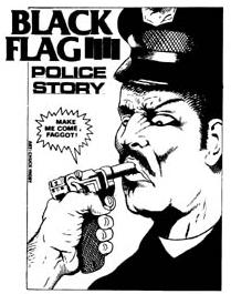 Black Flag Police Story sticker