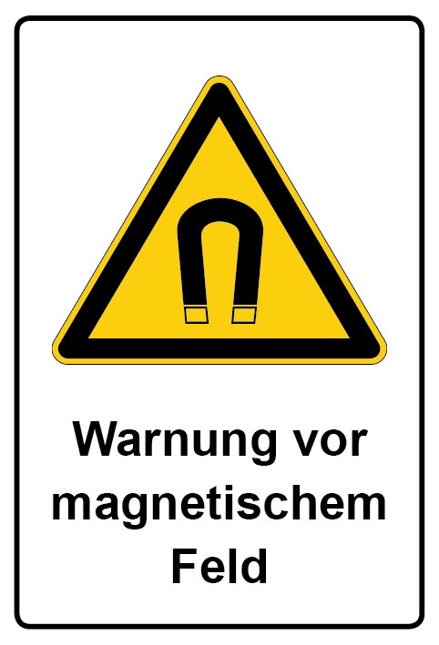 43018 kombi aufkleber warnung vor magnet