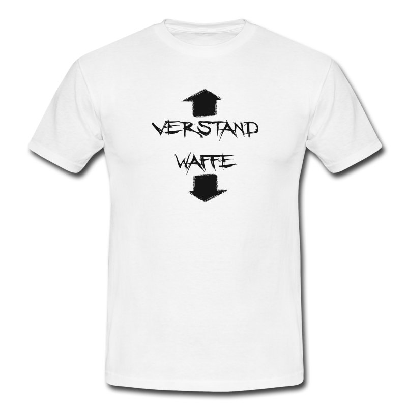 waffe-verstand-sex-maenner-t-shirt