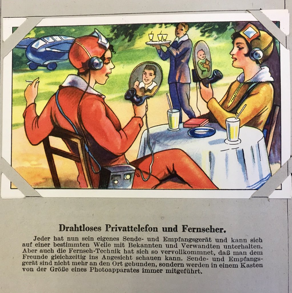 Imagen futurista publicada en 1930 en Al