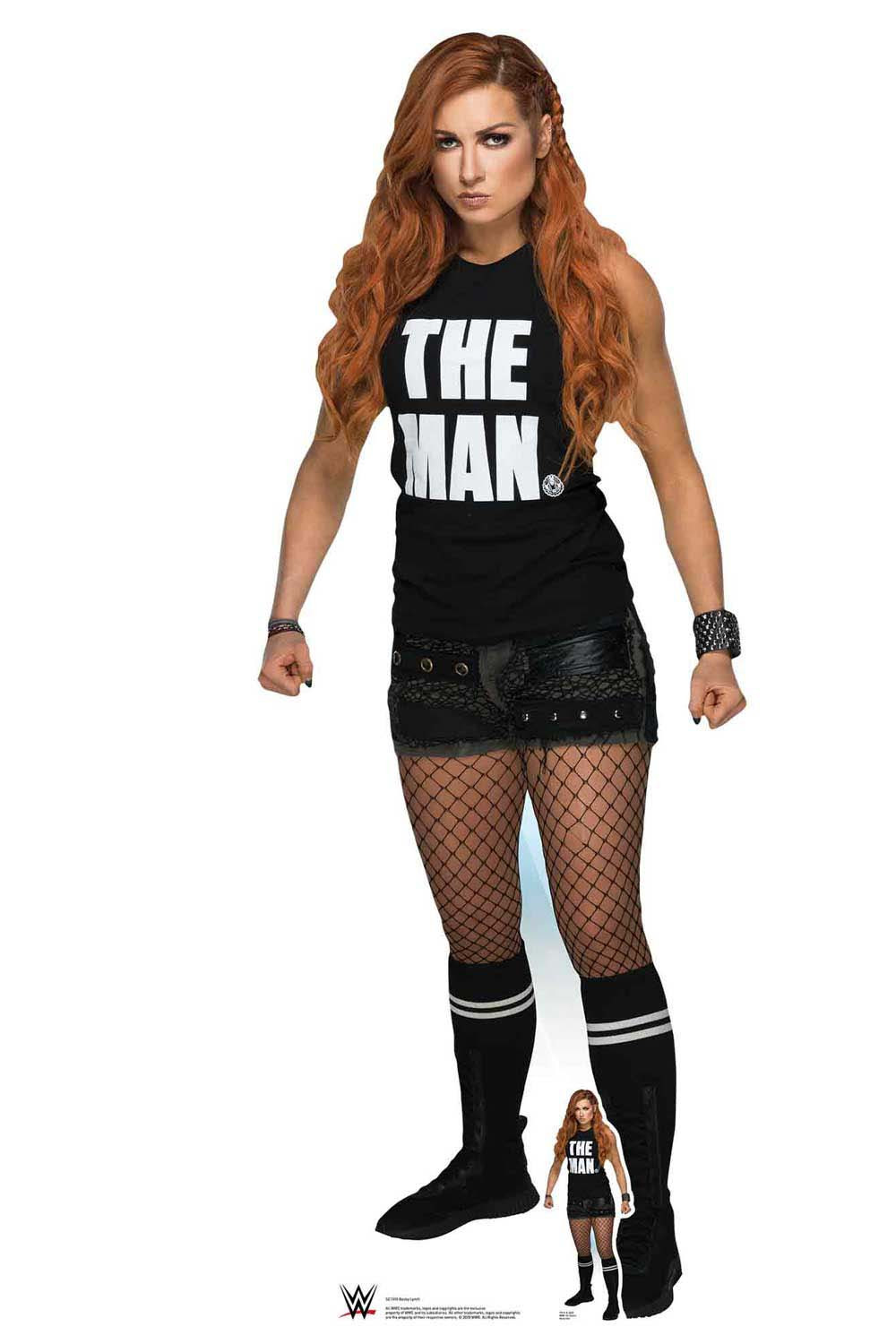 Becky-Lynch-WWE-The-Man-Black-Shorts-Off