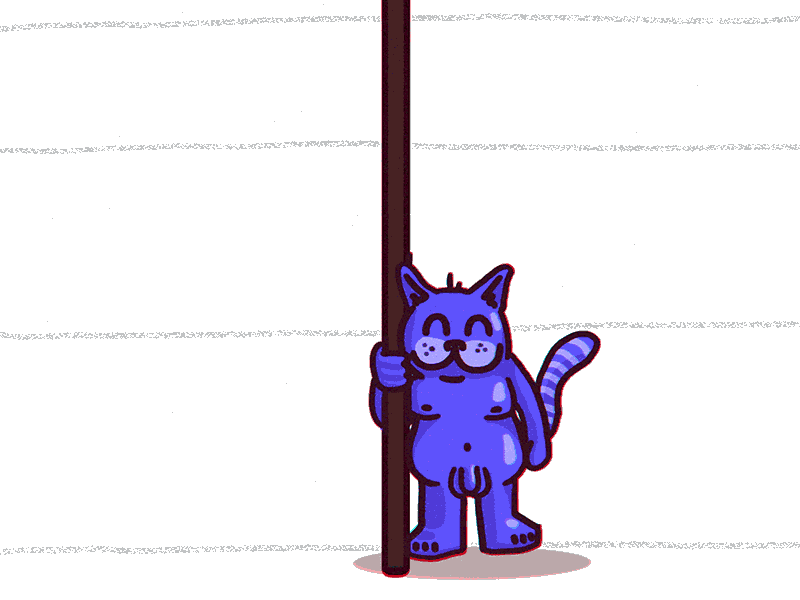 pole-dance-cat 2