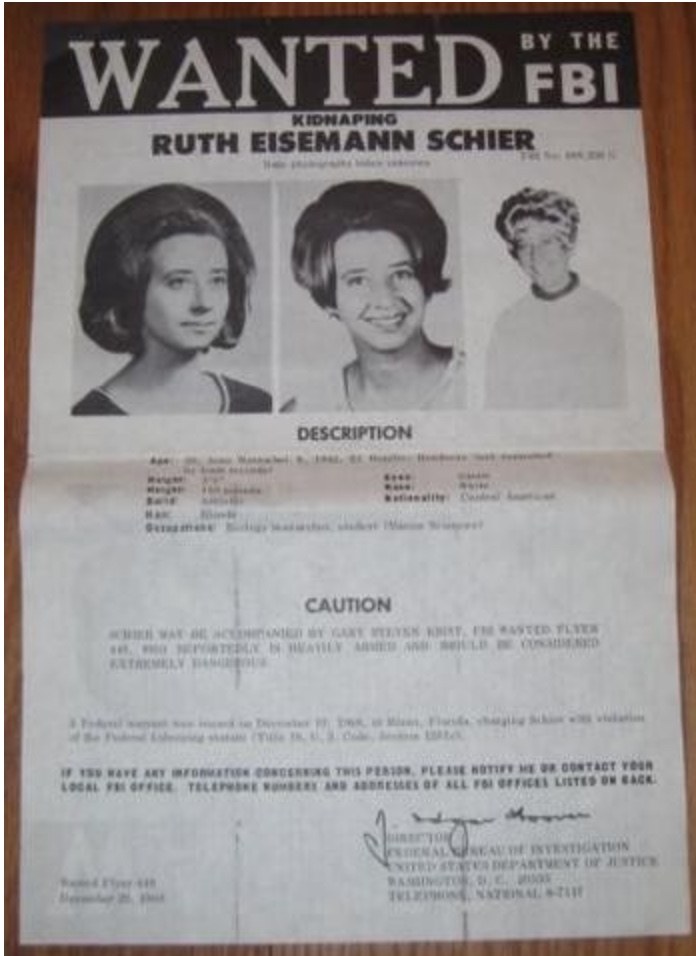 Ruth Eisemann Schier FBI Wanted