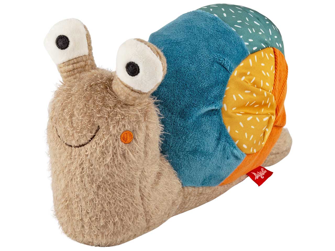 sigikid-kuscheltier-schnecke-yellow-tite