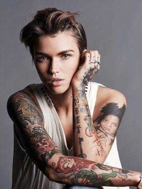 Ruby Rose tattoo