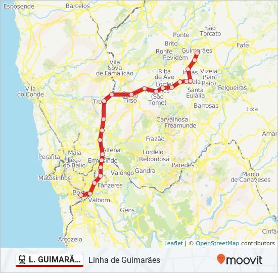 CP Comboios de Portugal Guimares  Porto 