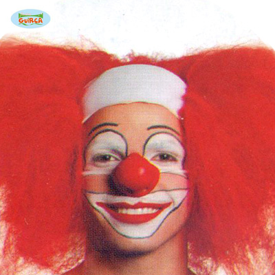 clownglatze-rote-haare-kostuemperueckeP0
