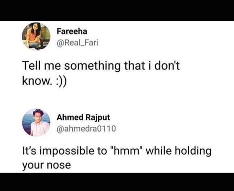 hmm nose