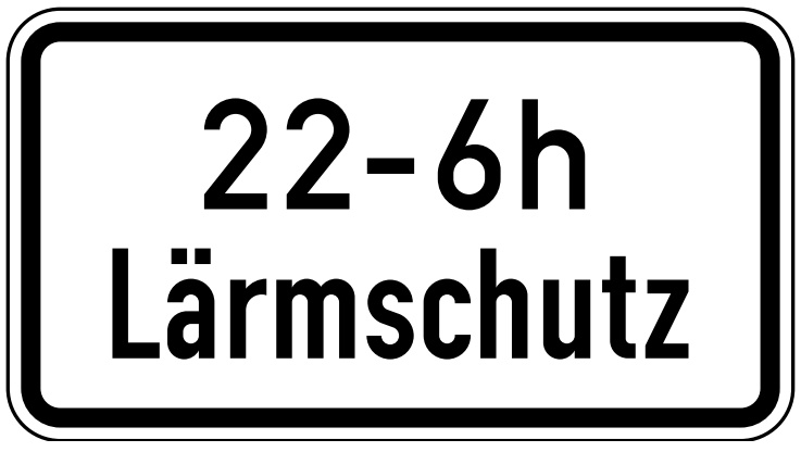 Verkehrszeichen 1040 35 StVO Laermschutz