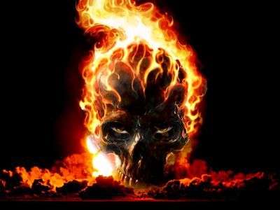 burning-skull