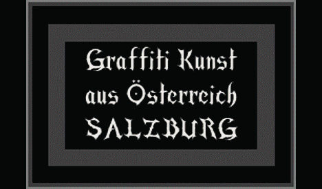 ed0047 Graffiti aus sterreich Salzburg  