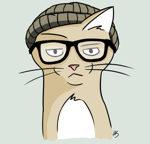 775fcb hipster-katze