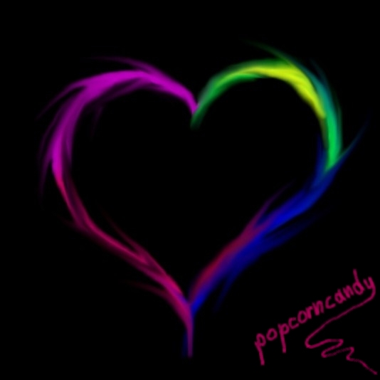 6390eH Neon heart autograph2