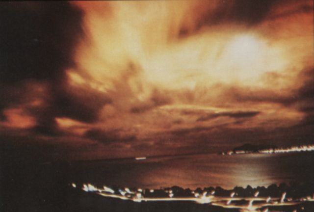 Starfish Prime aurora from Honolulu 1