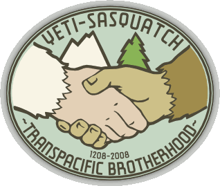 yeti-sasquatch brotherhood emblem