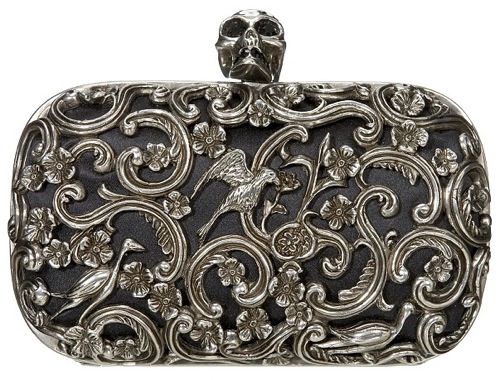 Alexander McQueen27s ornate skull clutch