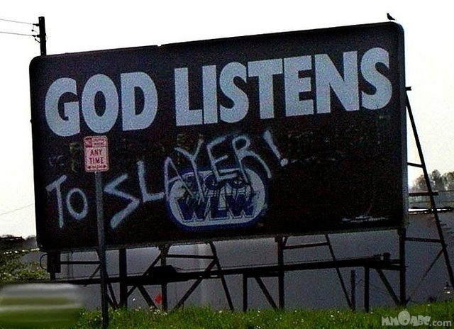 god listens to slayer