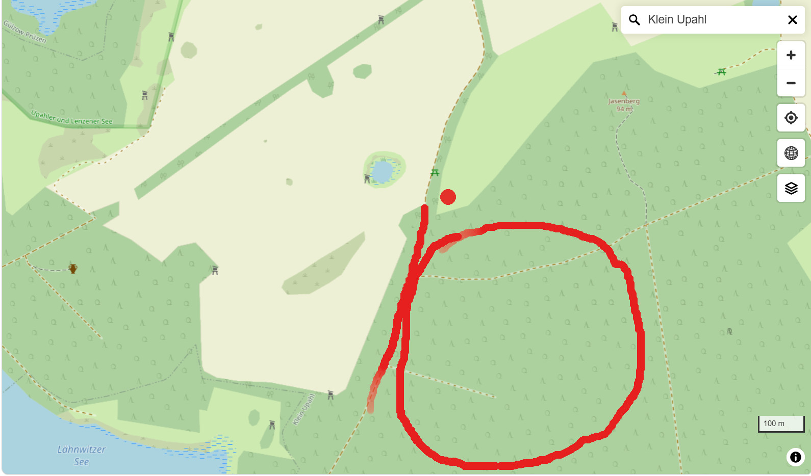 Feldweg mit Wald 3.Versuch