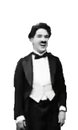 Charlie Chapling lauging