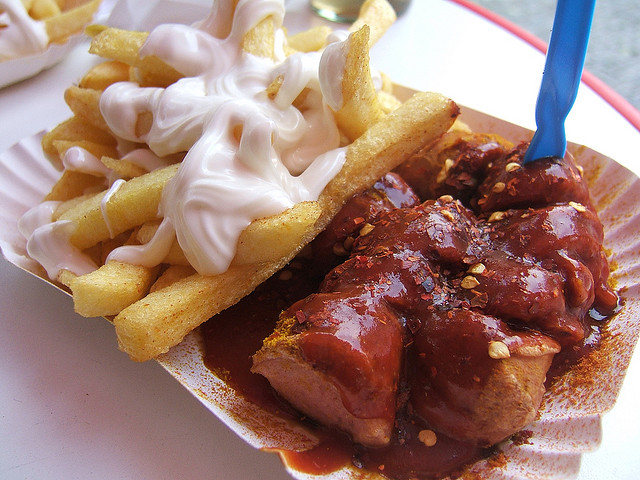 Currywurst and Pommes