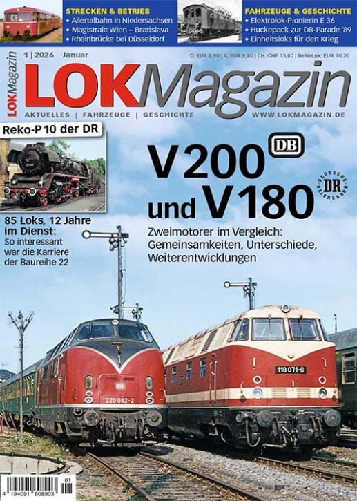 LokMagazin 2026 01 V200 DB und V180 DR