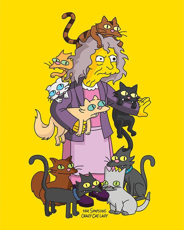 simpsons-crazy-cat-lady-01-chung-in-lam