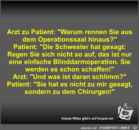 Arzt zu Patient