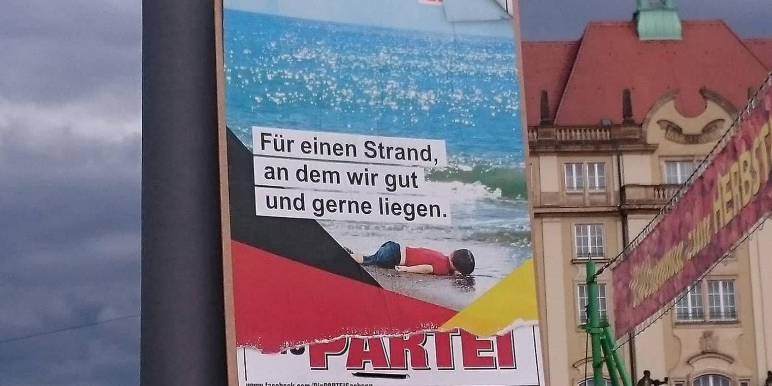 Wahlplakat-von-Die-Partei-sorgt-fuer-Auf