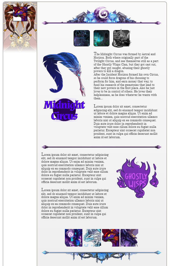 Dragon bio formats | Flight Rising Discussion | Flight Rising