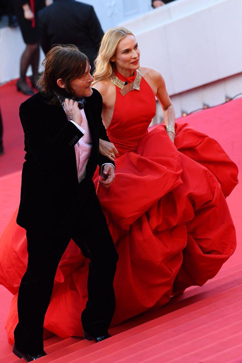 Norman Reedus Diane Kruger Cannes 2022 -