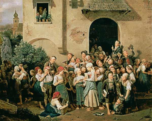Nach der Schule Ferdinand Georg Waldmuel