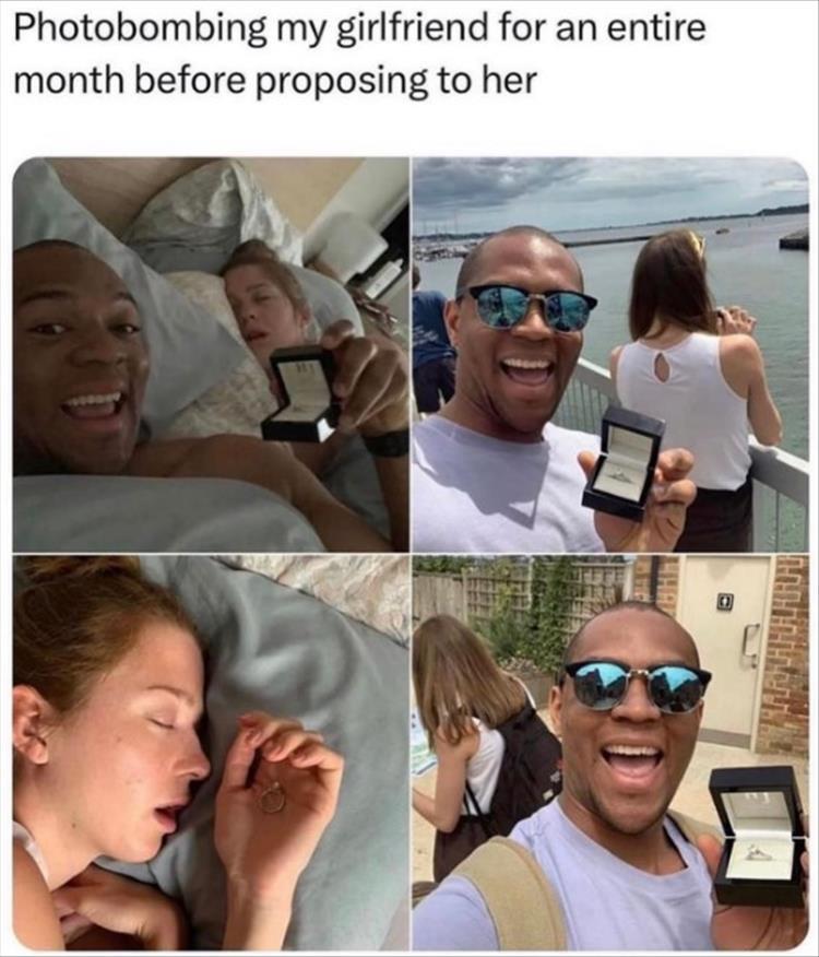 photobombing