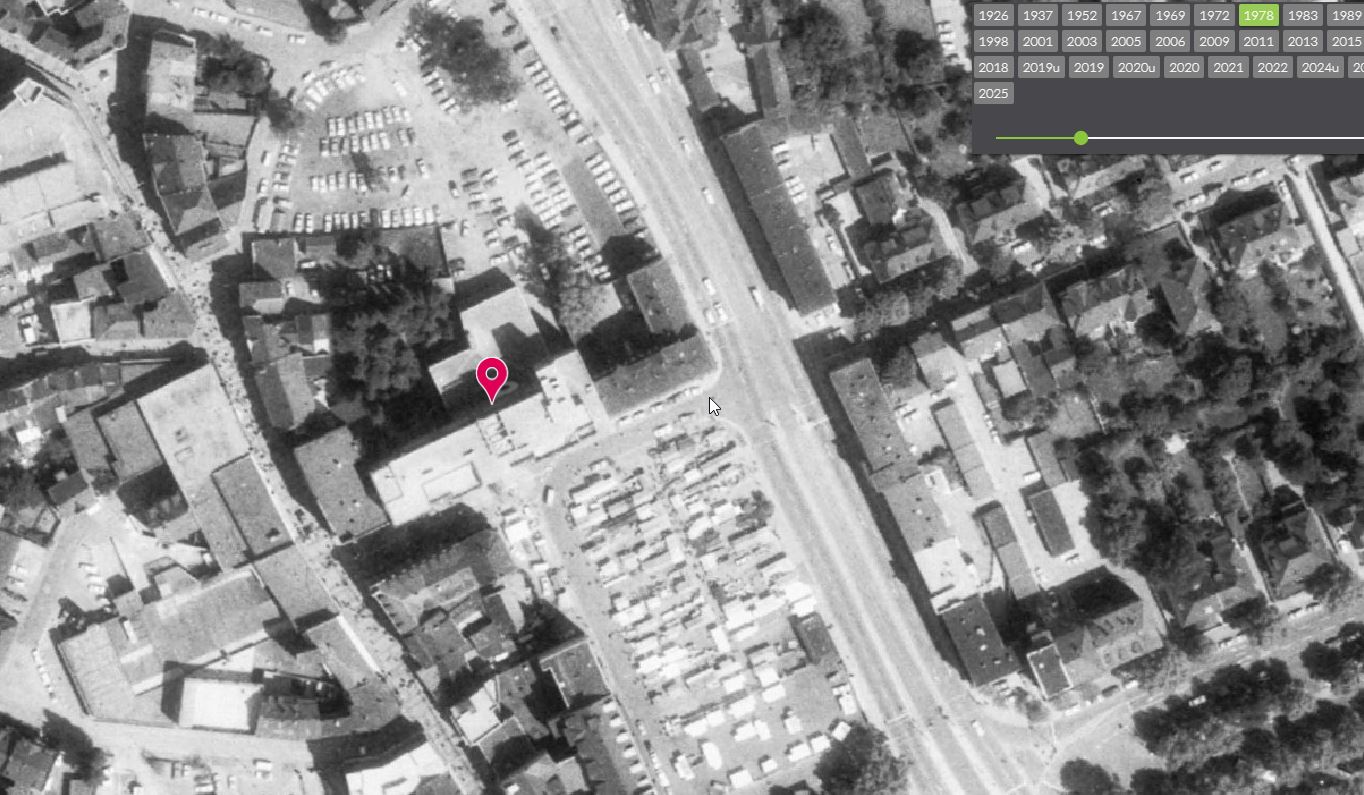 1978-Historische Luftbilder der Stadt Ge