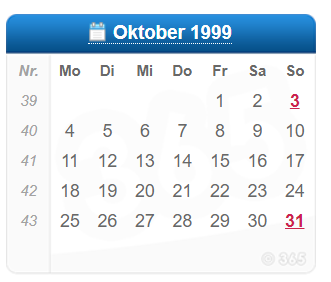 Oktober 99