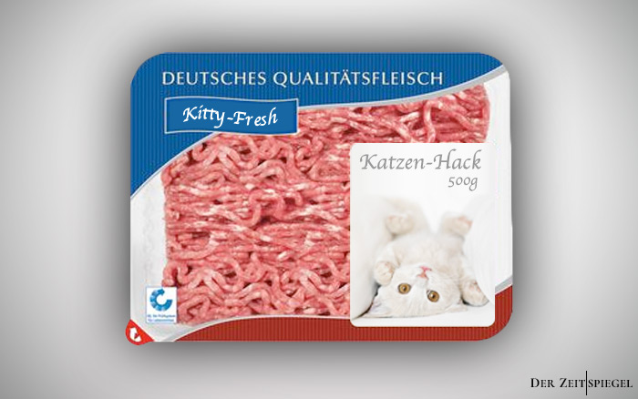 Lebensmittelskandal-Katzenhackfleisch