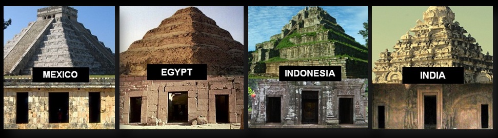 Pyramid Cultures Built Triptychs