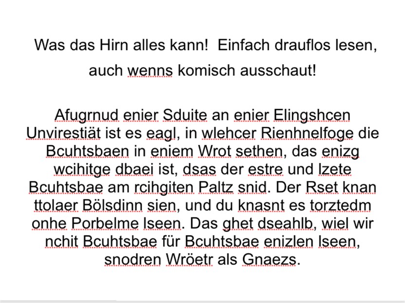 was das hirn alles kann