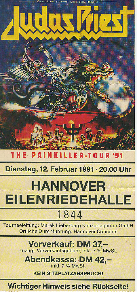 Judas Priest Pantera Annihilator 1991