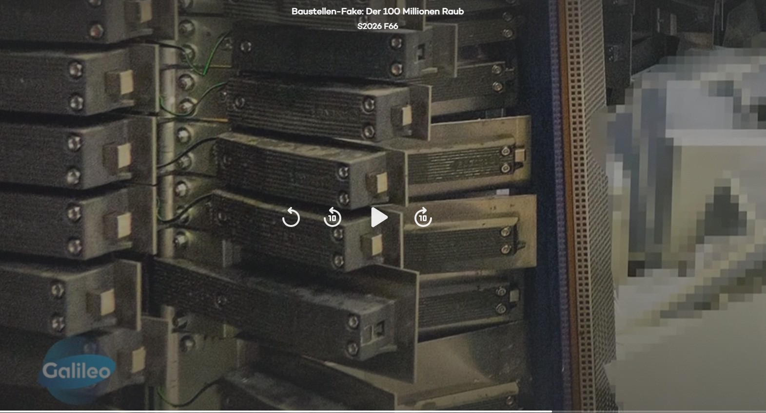 schliefcher mit noch vorgeschobenem Rieg