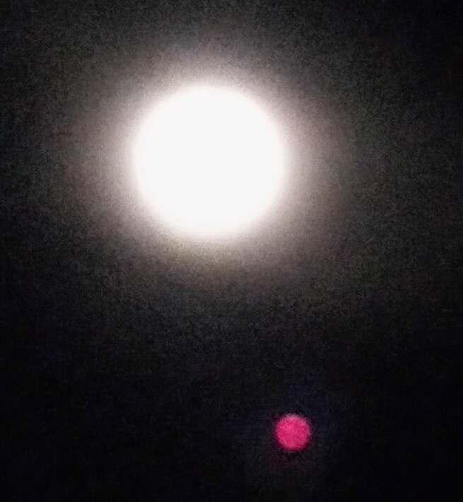 Mond mit Mars