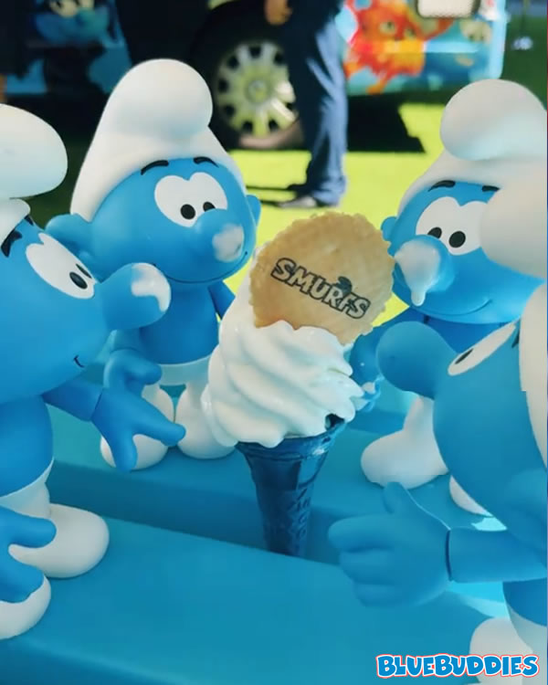 Smurfs Movie Ice Cream Cones