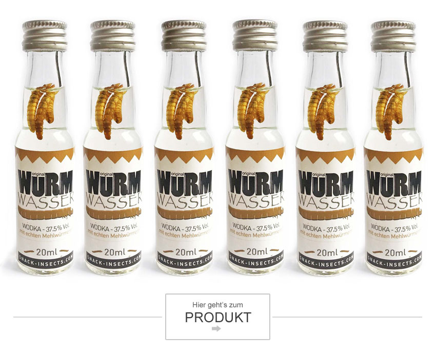Produkte Seite - WurmWasser Wodka von Sn